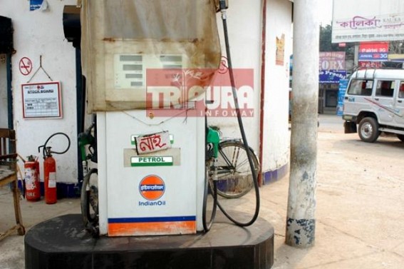 Tripura experiencing acute fuel crisis due to poor condition of NH-44, lame duck Manikâ€™s govt fails to intervene in to the prolonged petrol crisis 